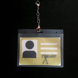 Need to look official? Wear Toolery as a necklace and attach your badge.